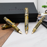 Delta Neo Gallery Marigold Gold Trim Fountain Pen