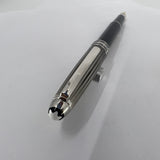 Montblanc Solitaire Doue Black & White #145  Fountain Pen - Medium 18kt Gold  Nib