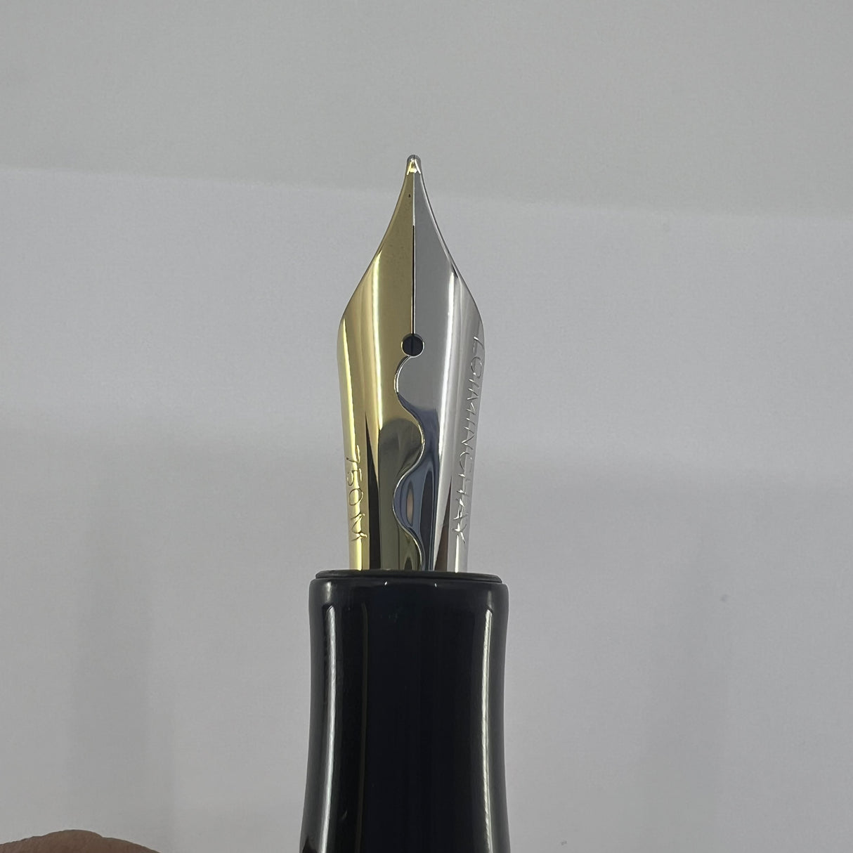 Loiminchay Junior Qing Long Black Resin Fountain Pen - Medium 18kt Gold  Nib