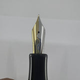 Loiminchay Junior Qing Long Black Resin Fountain Pen - Medium 18kt Gold  Nib