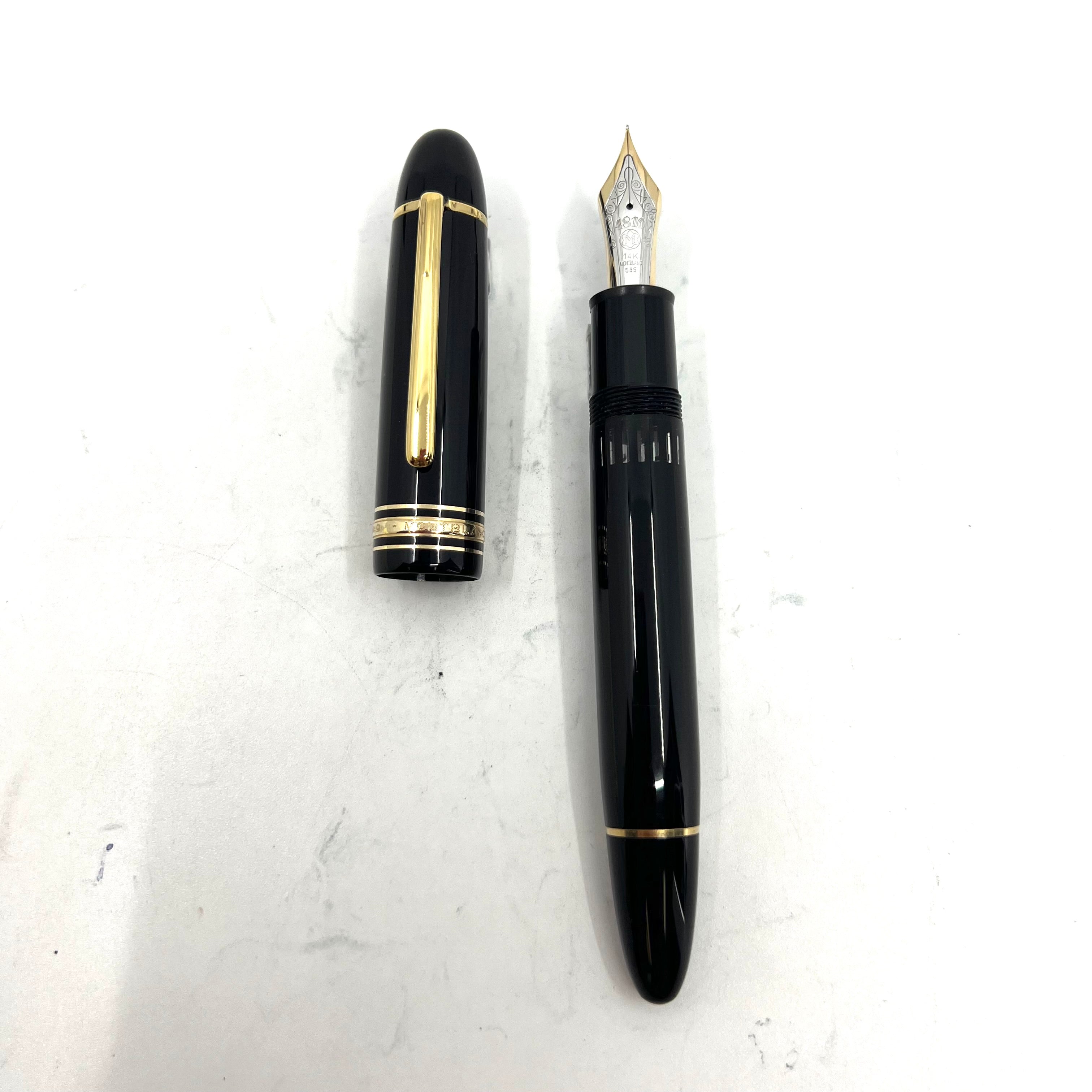 Fountain pen hospital montblanc best sale