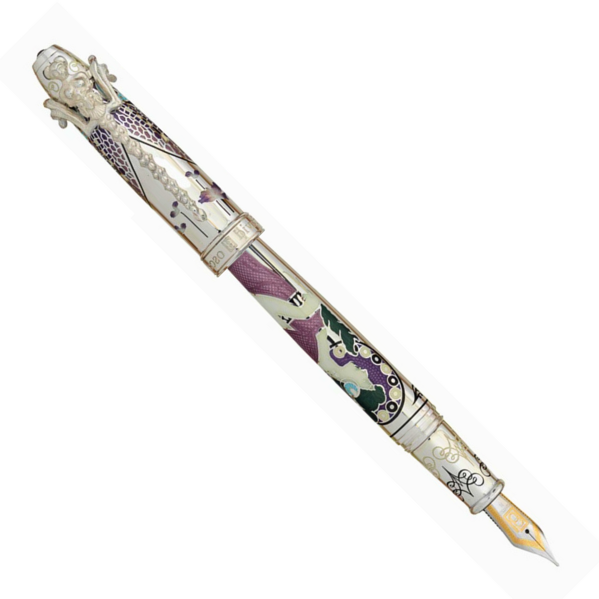 David Oscarson 25th Anniversary Amathyst Fountain Pen