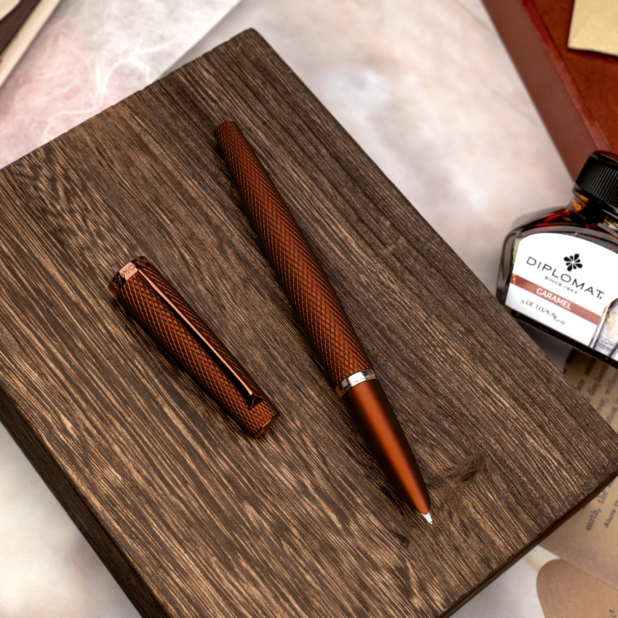 Diplomat Viper Brown Fountain Pen