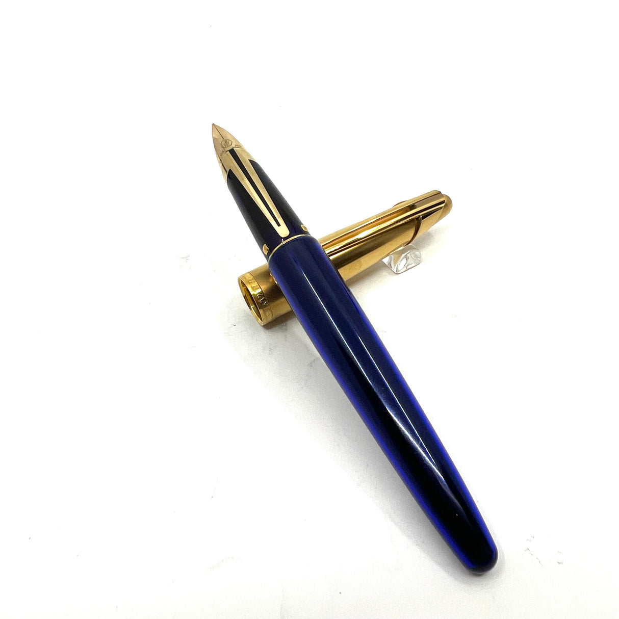 Waterman Edson Blue Translucent Fountain Pen