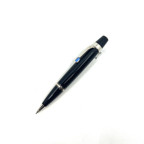 Montblanc Boheme Black Resin Mechanical Pencil - 0.9mm Lead - Blue Stone in Clip