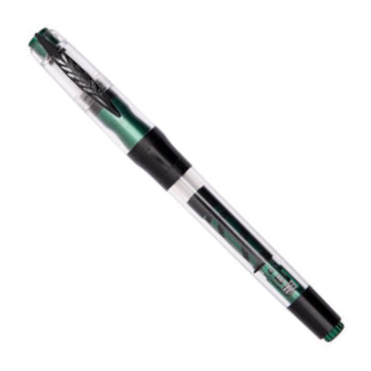 Pineider Mistery Green Black Trim - Fountain Pen