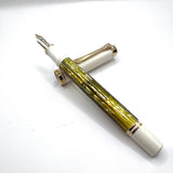 Pelikan M400 Honey Green Transparent Tortoise Fountain Pen (Ca. 2005)