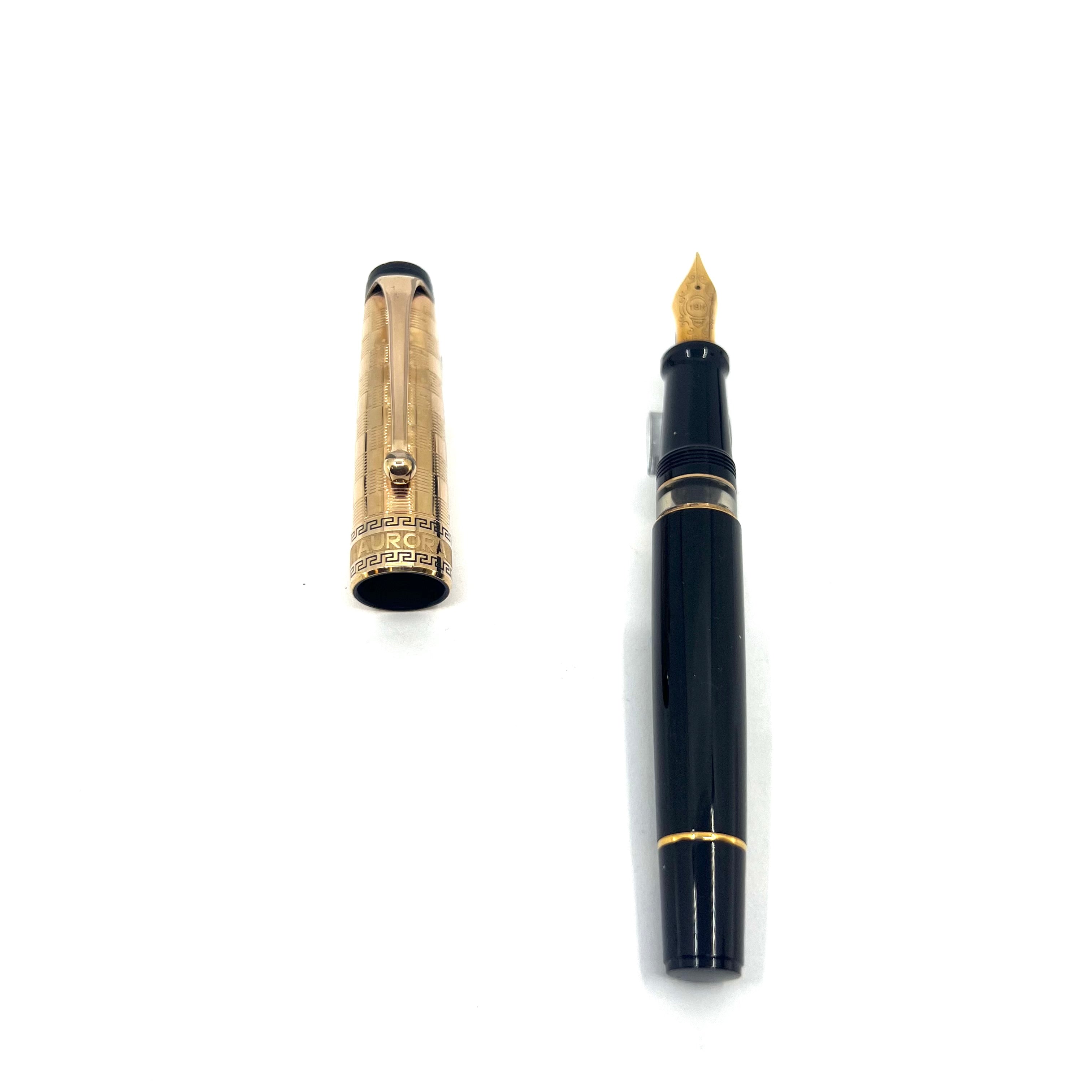 Aurora Optima Art Deco Special Edition Fountain Pen - Fine
