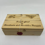 Waterman French Bi-Centennial LeMans Set - #100 Fountain Pen & Matching Ballpoint - Extra Fine 18 Kt Gold Nib