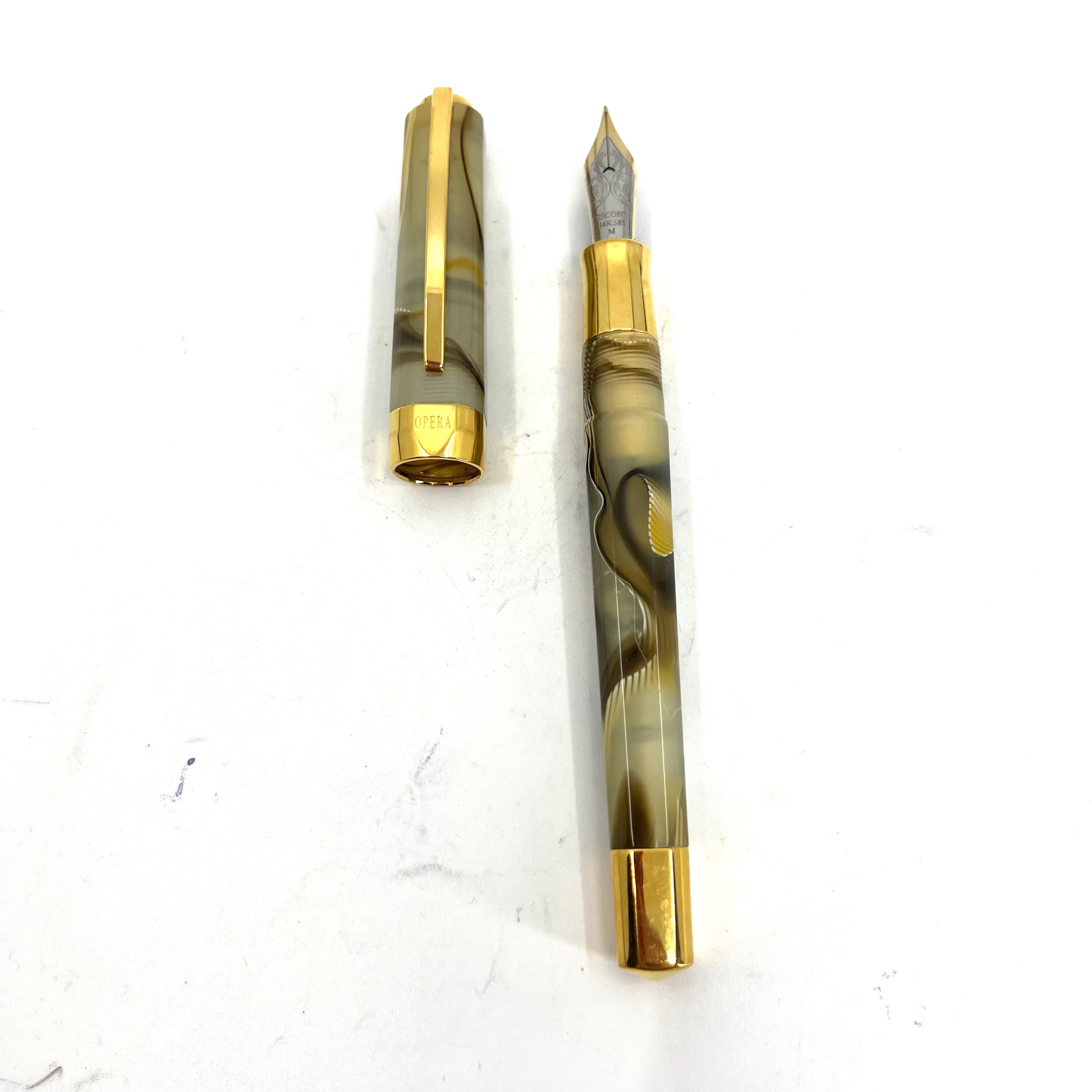 Visconti Opera Honey Almond Facetted Fountain Pen – Fountain Pen