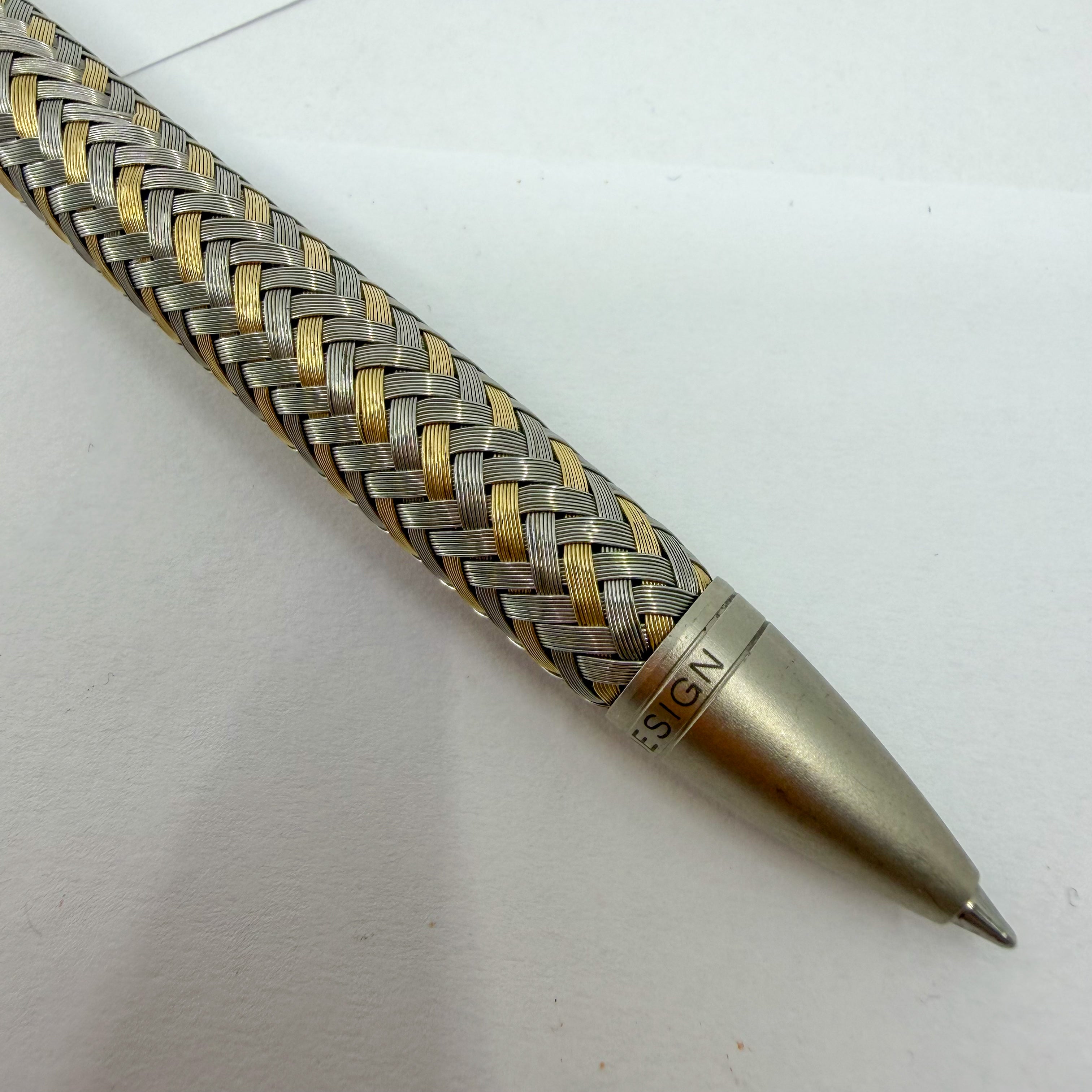 Porsche Design Ballpoint Pen - Tec-Flex Woven Stainless Steel