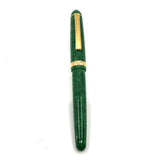 Platinum #3776 Marbled Green Celluloid Fountain Pen