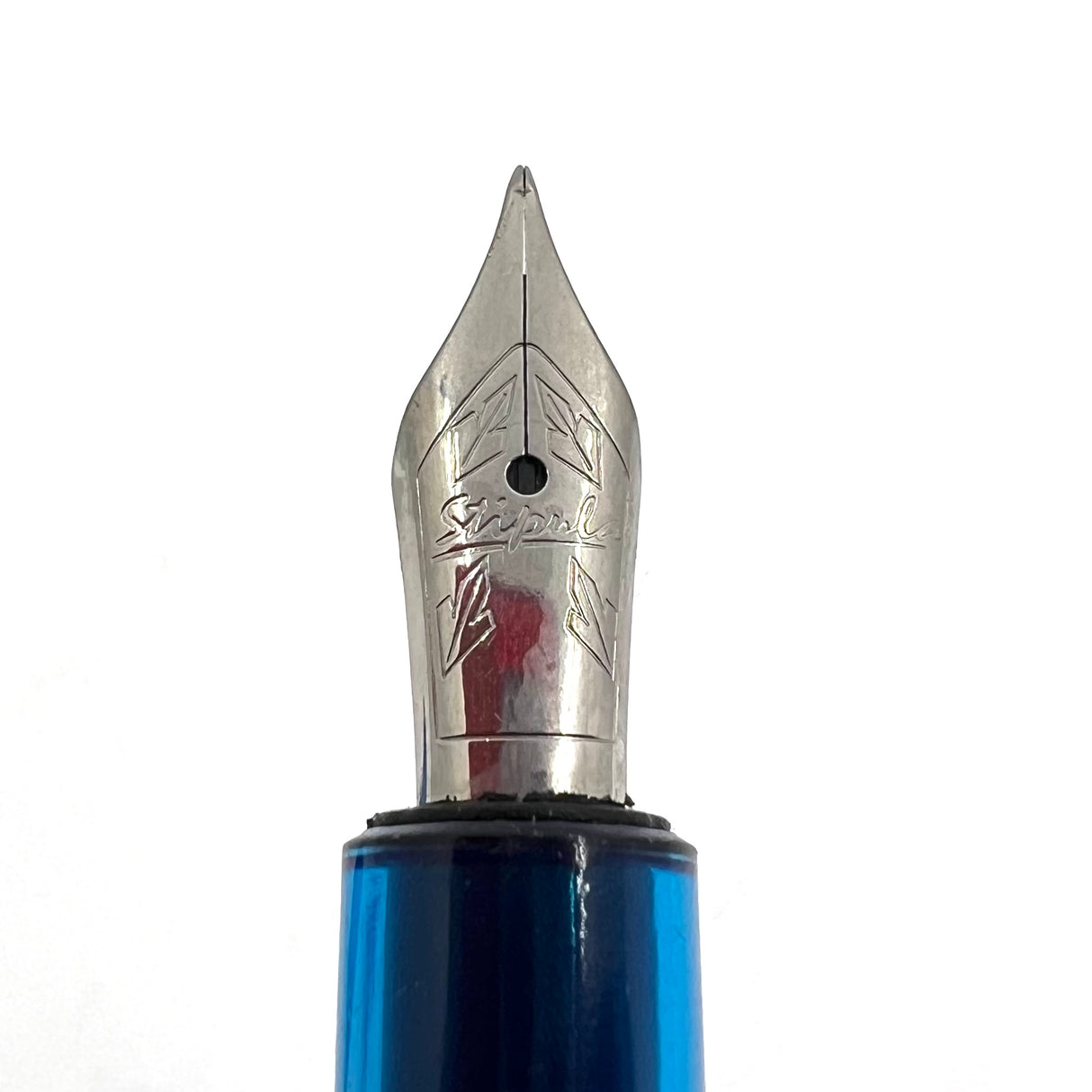 Stipula Passaporto Transparent Blue Resin Mini Fountain Pen