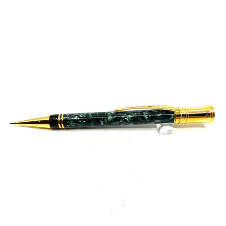 Parker Duofold Green Marble Mechanical Pencil - 0.9mm