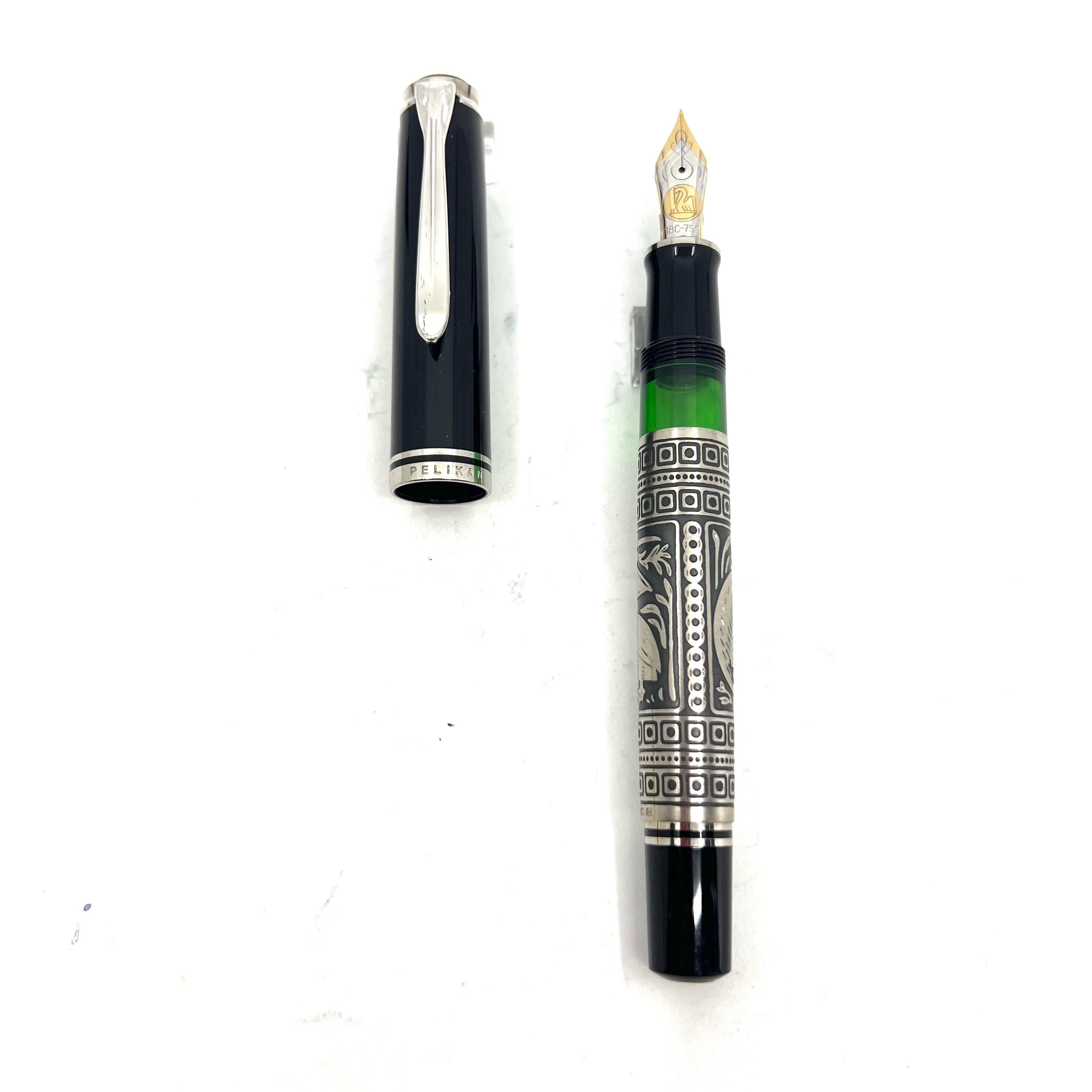 Pelikan M910 Toledo Sterling Silver Fountain Pen – Fountain Pen