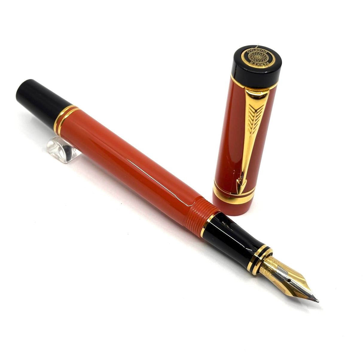 Parker International  Duofold Orange Fountain  Pen