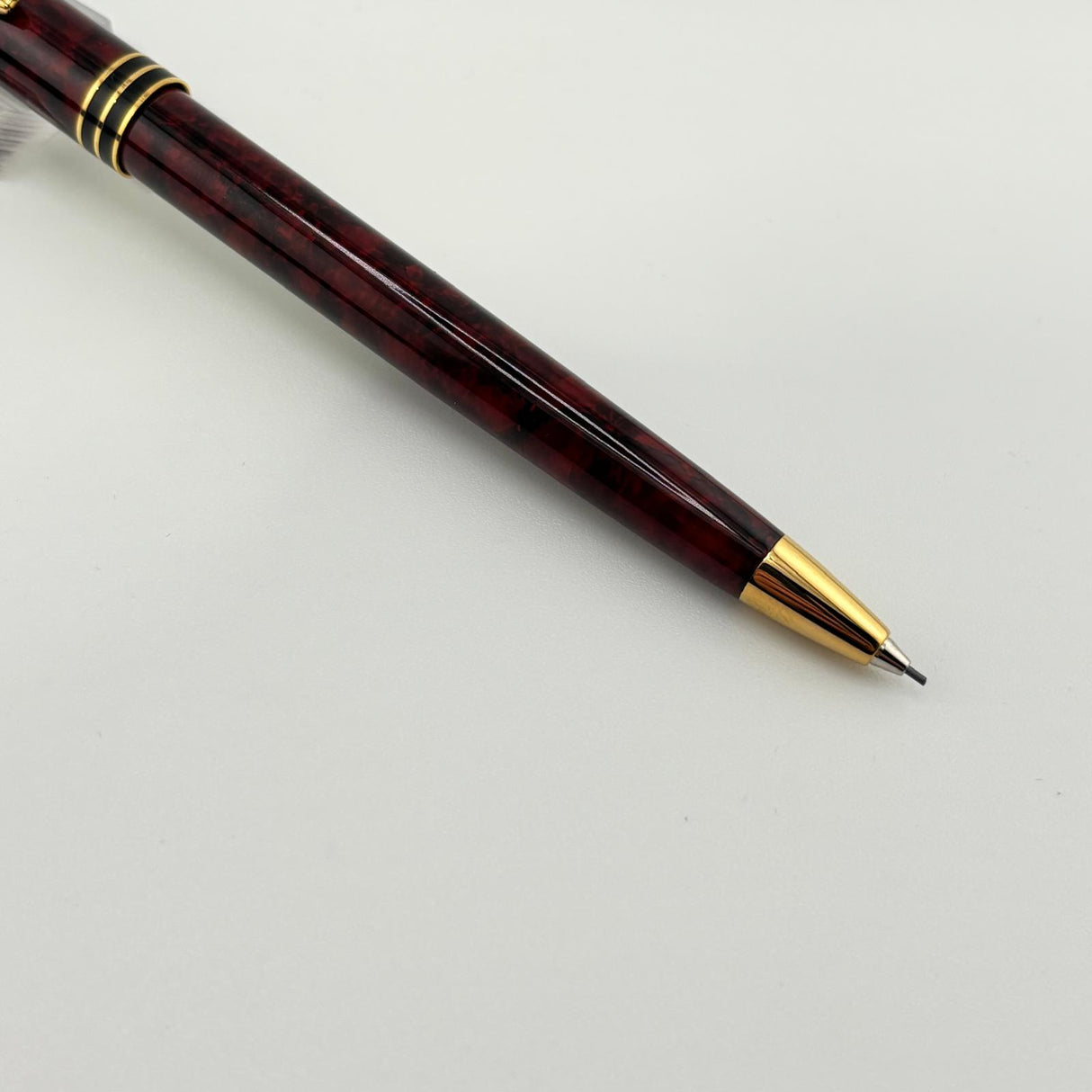 Waterman Exclusive Burgundy Marble Set - Ballpoint and Pencil