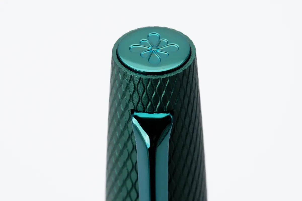 Diplomat Viper Green Quilloche Rollerball Pen