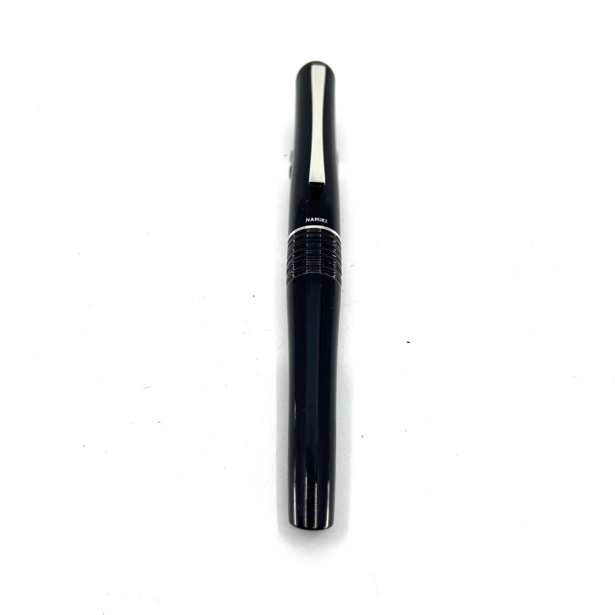 Pilot-Namiki Black Lacquered Bamboo Metal Oversized Fountain  Pen - Broad 14kt Gold Nib