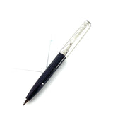 Pelikan K625 Sterling Silver Cap/Dark Red Transparent Barrel Ballpoint Pen