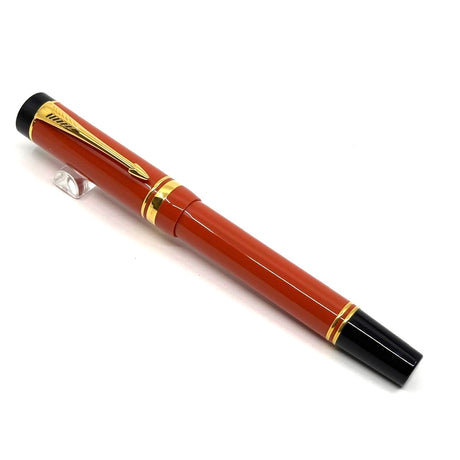 Parker International  Duofold Orange Fountain  Pen