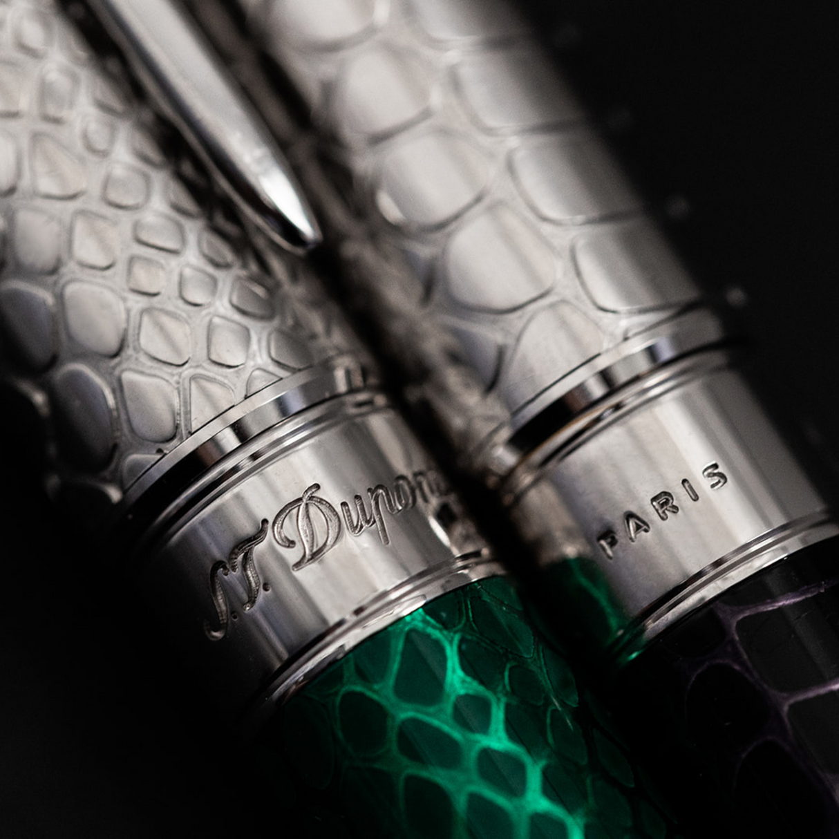 S.T. Dupont Snake Skin Black - Fountain Pen