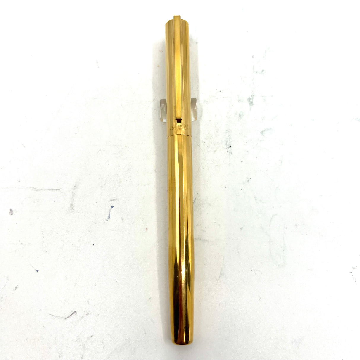 Waterman Facetted Gold-Plated Fountain Pen