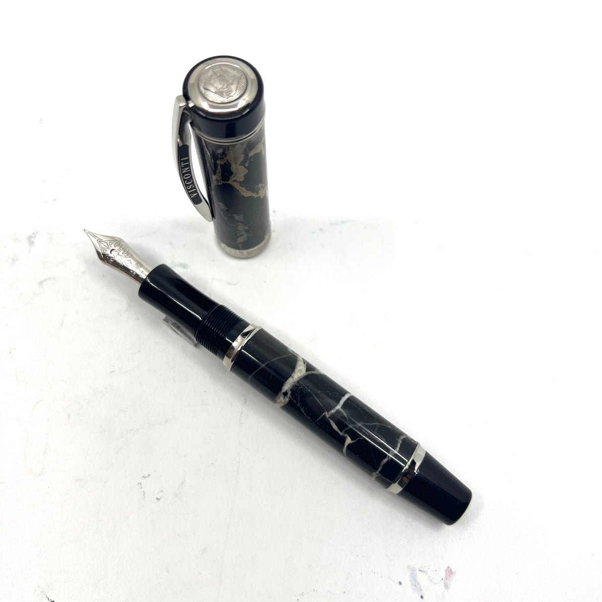 Visconti Millionaire Limited Edition Portoro Black Marble Fountain Pen