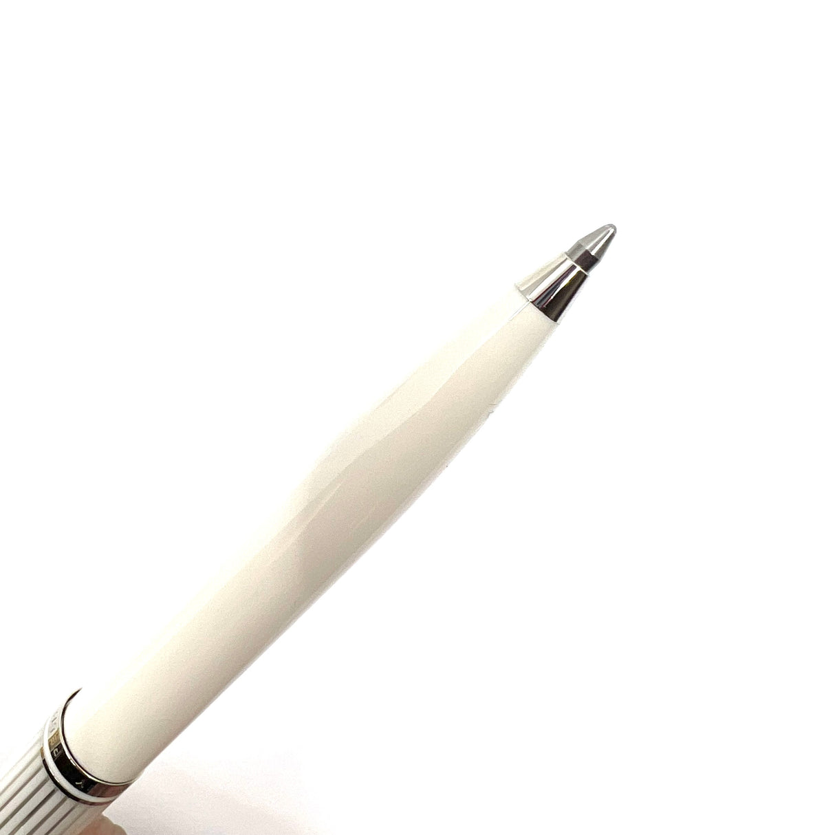 Pelikan K605 White Transparent Striped Ballpoint Pen