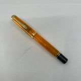 Pelikan M600 Vibrant Orange Fountain Pen - Extra Fine 14kt Gold Nib