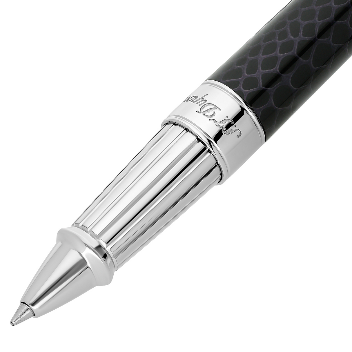 S.T. Dupont Snake Skin Black - Rollerball Pen