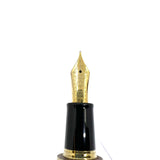 Sailor Susutake Rare Ancient Smoked Bamboo Fountain Pen - Naginata Togi 21kt Gold Medium/Fine Nib by Nagahara Sr.