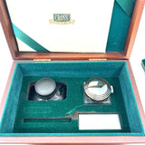 Cross 150th Anniversary Limited Edition Art Deco Sterling Silver Fountain Pen (1996)  -  Medium 18kt Gold Nib -  MINT Condition with Complete Original Packaging