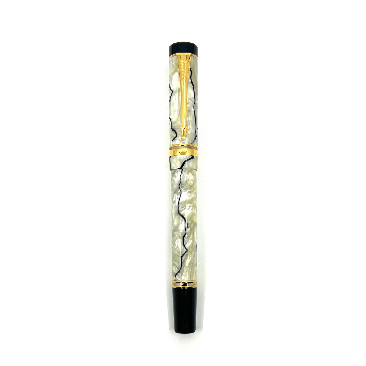 Parker Duofold Pearl & Black Rollerball