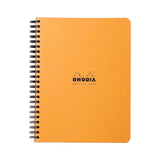 RHODIA ORANGE MEETING LINED WIRED BOOK 14.8 x 21cm (6 1/2 x 8 1/4)
