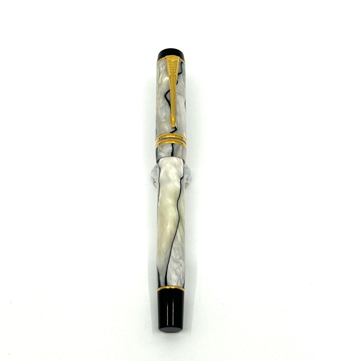 Parker Duofold Pearl & Black Rollerball