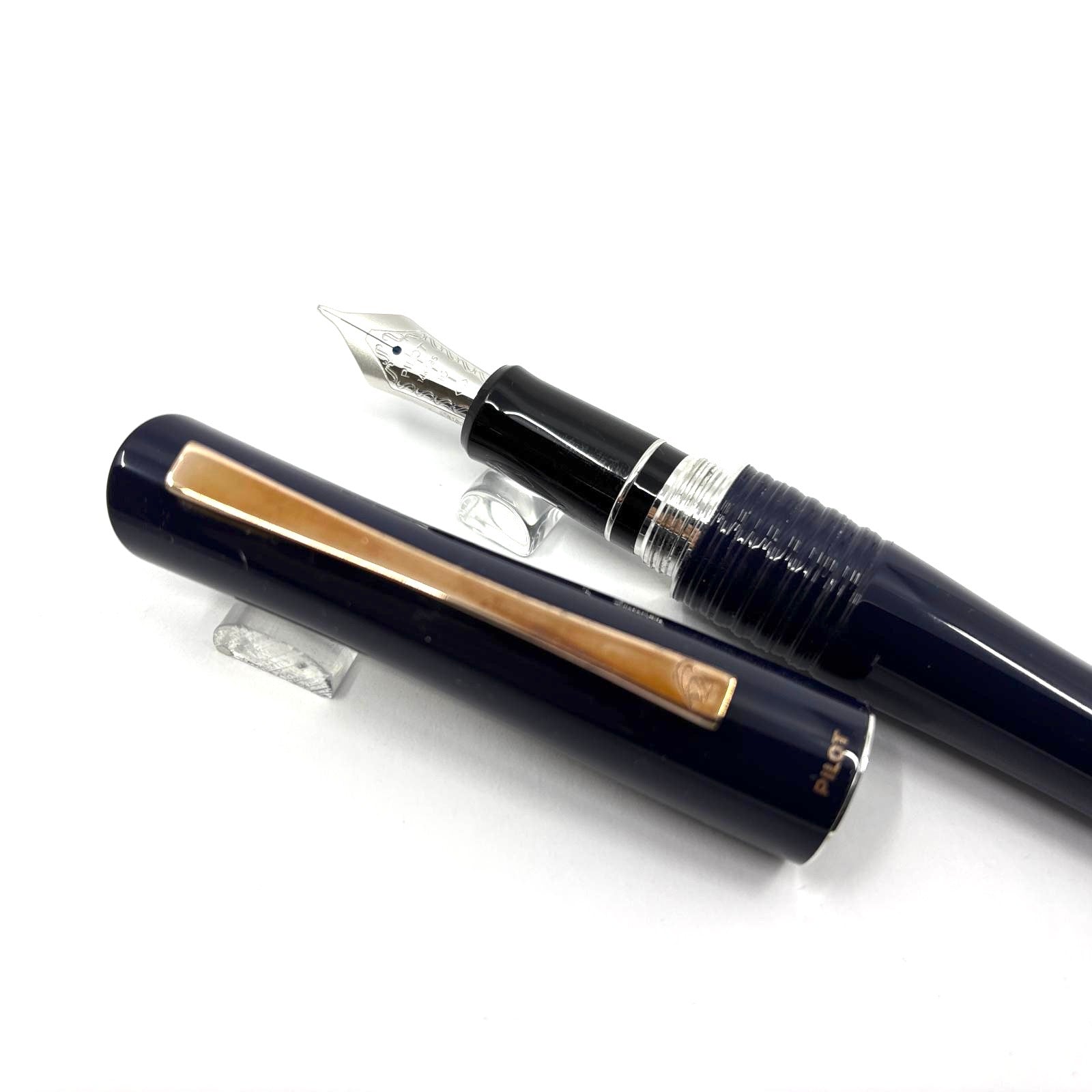 Pilot Blue Lacquered Bamboo Design Fountain Pen – Fountain Pen
