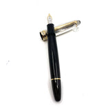 Montblanc Meisterstuck #146DS Doue Striped Sterling Silver Cap LeGrand  Fountain Pen