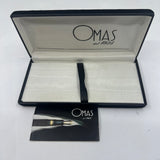 OMAS for  Armando Simoni Club/1990's -   Milord Paragon Coral Fountain Pen - Medium 18kt Gold Nib