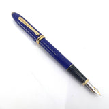 Cross Townsend Blue Lapis Lazuli/ 22K Gold Dust Fountain Pen - Fine 18kt Gold Nib