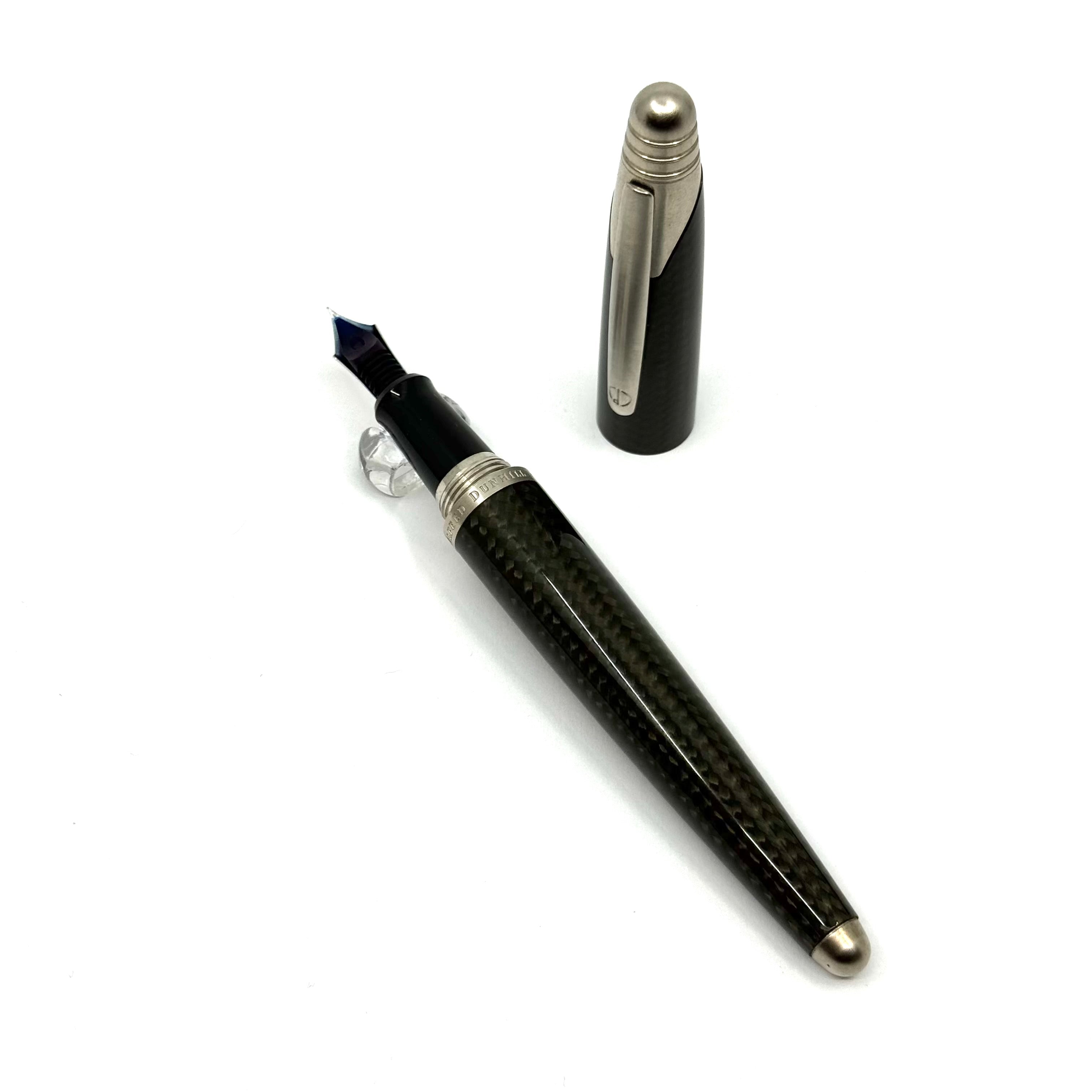 Dunhill AD2000 Carbon Fibre Large Fountain Pen - Fine 18kt Gold