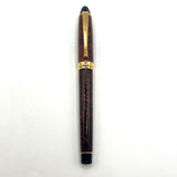 Aurora Turtle Brown Lacquer Ipsilon Deluxe Fountain Pen - Medium 14kt Gold Nib