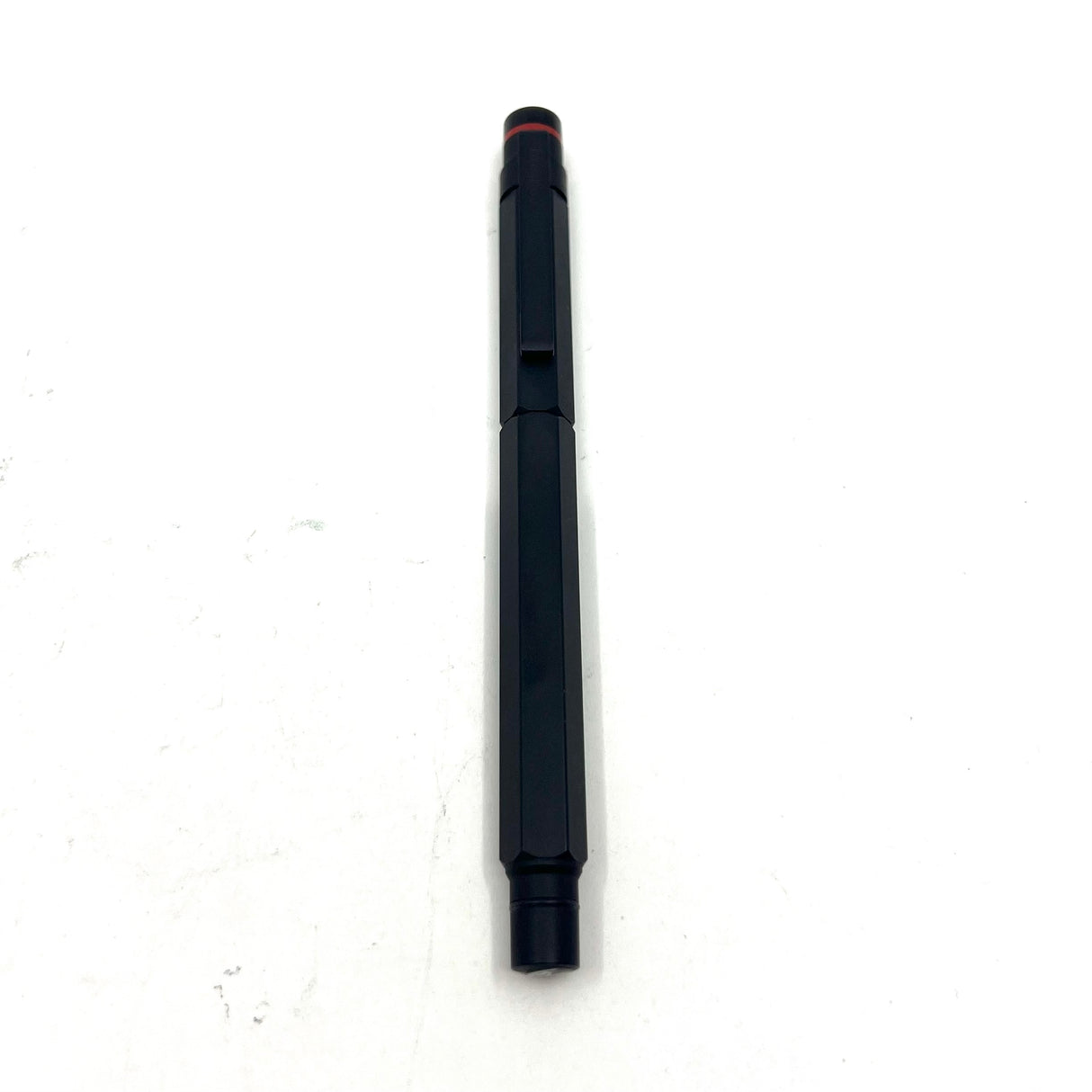 Rotring #600 Black Hexagonal Metal Fountain Pen