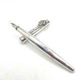 Cross Tennis Hall of Fame Sterling Silver Limited Edition Fountain Pen -  Medium 18kt Gold Nib