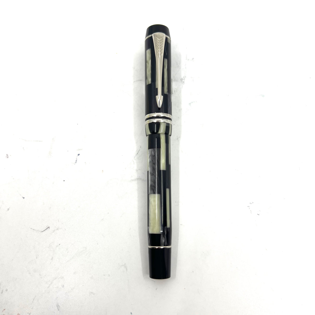 Parker Duofold Black Mosaic Centennial Fountain Pen