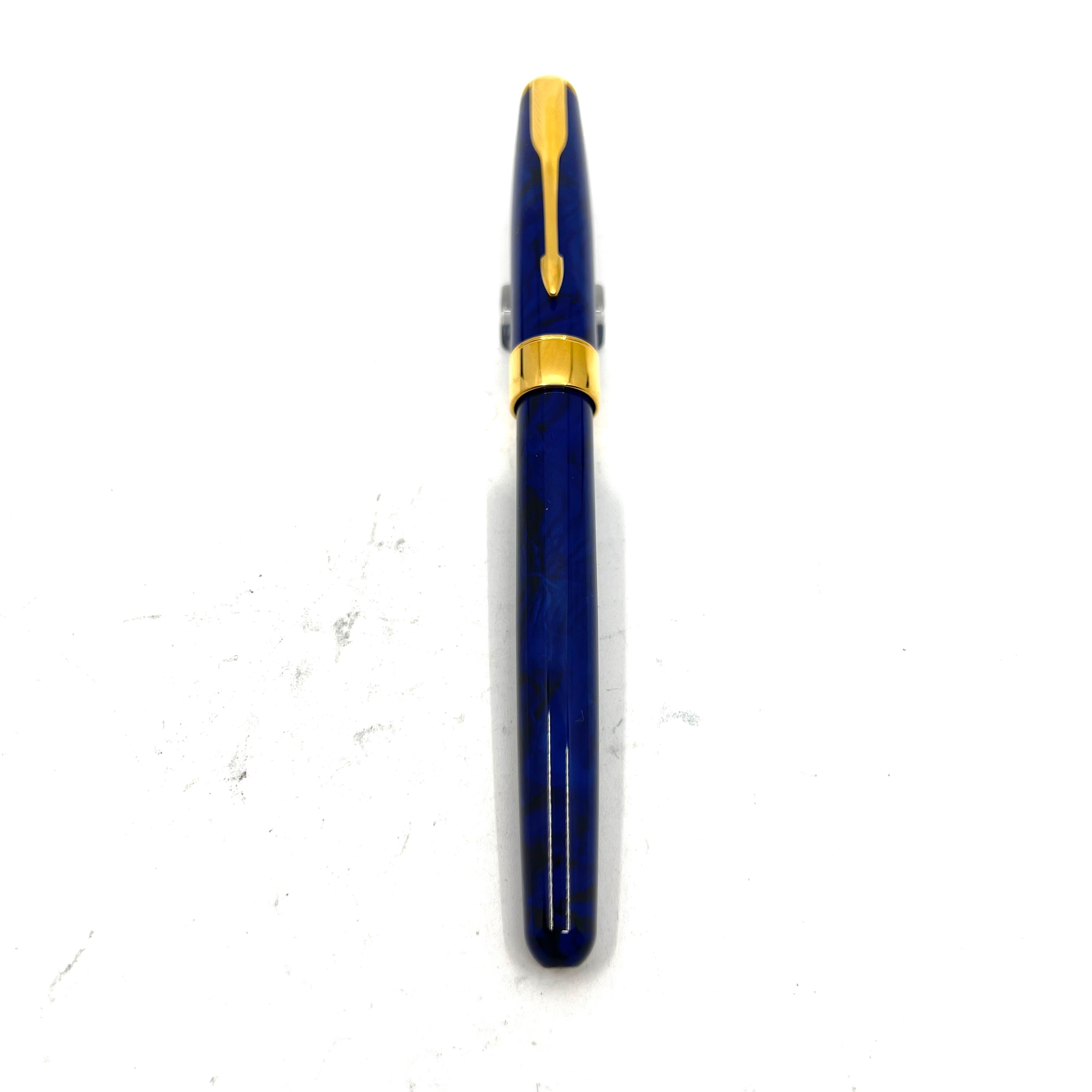Parker Sonnet Blue/Black Marble Laque Fountain Pen – Fountain Pen