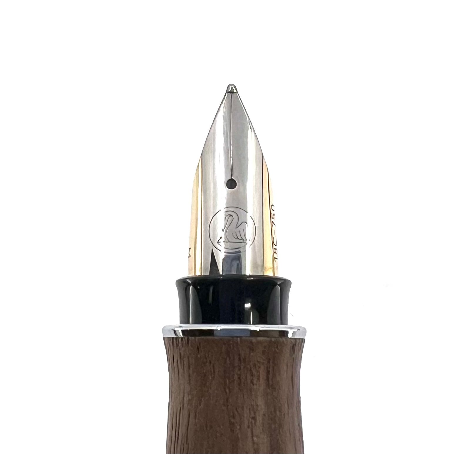 Pelikan P364 Nutwood Brown Fountain Pen - Medium 18kt Gold Nib