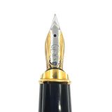 S. T. Dupont Orpheo (Largest Size) Black Chinese Lacquer Fountain Pen - Extra Fine 18kt Gold Nib