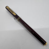 Waterman Exclusive Burgundy & Black Marble Lacquered Fountain  Pen - Fine 18kt Gold  Nib