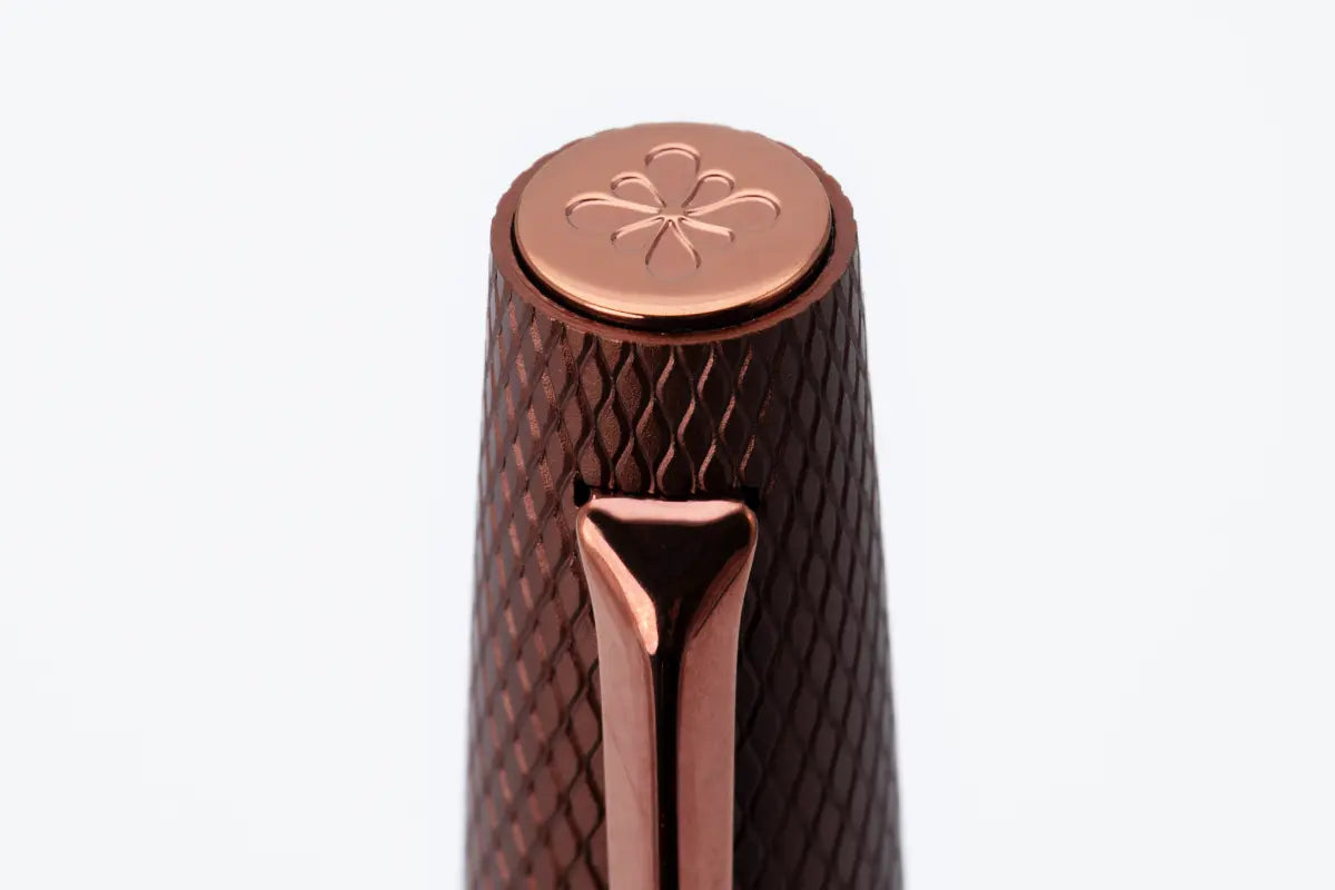 Diplomat Viper Brown Quilloche Rollerball
